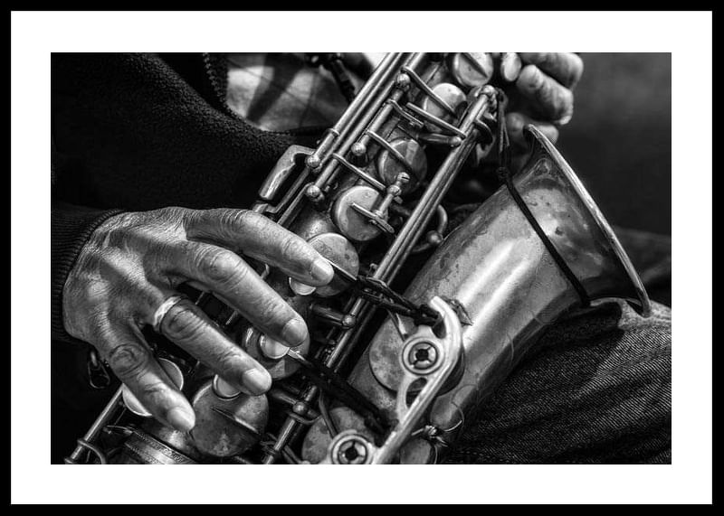 Playing The Saxophone-12