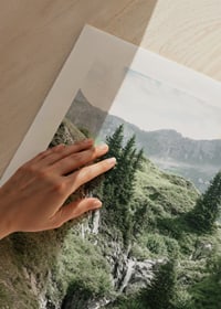 Photography of mountain landscape with green hills and stream-9