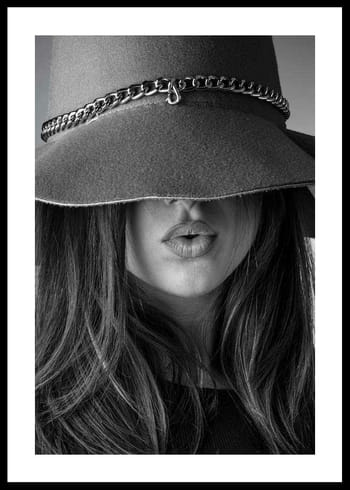 Poster Girl With Hat