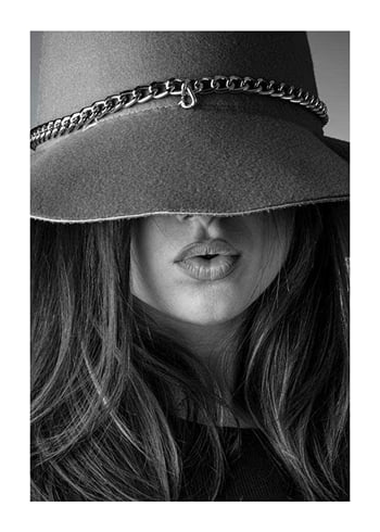 Poster Girl With Hat