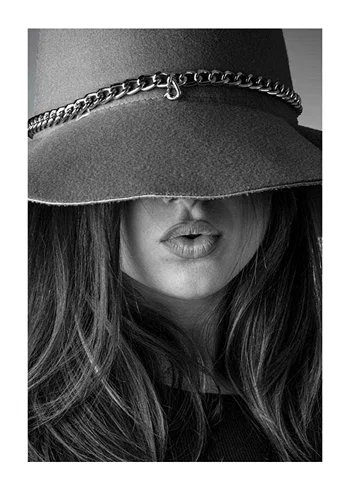 Poster Girl With Hat