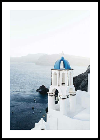 Poster Santorini Coast
