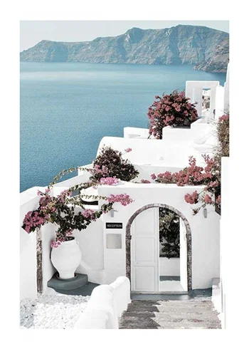 Poster Santorini Village