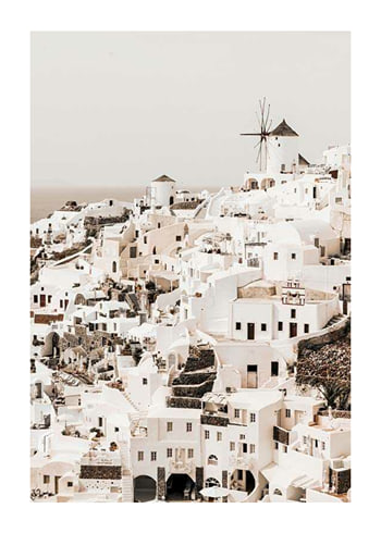 Poster Oia Village Santorini