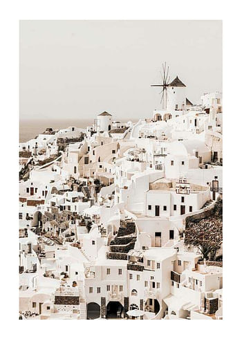 Poster Oia Village Santorini