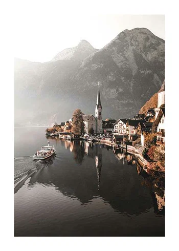 Poster Hallstatt Austria