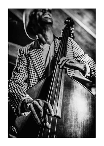 Poster Musician On Bass