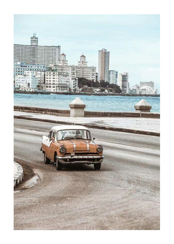 Plagát Vintage American Car