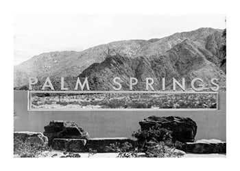 Poster Palm Springs Sign