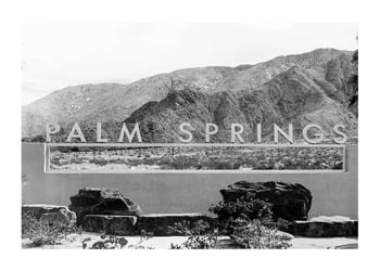 Poster Palm Springs Sign
