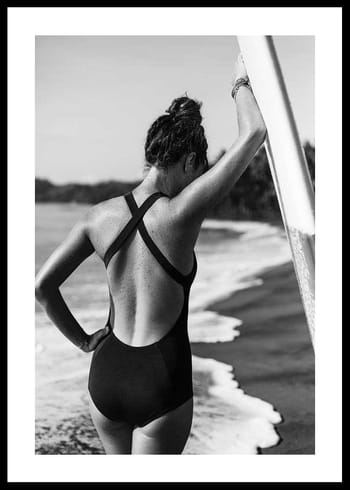 Plakāts Posing With Surfboard