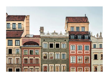 Plagát Town Houses In Warsaw