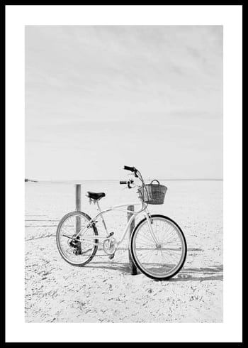 Poster Bicycle On The Beach