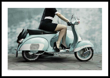 Poster Vintage Scooter