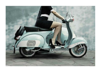 Poster Vintage Scooter