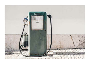Poster Vintage Gasoline Pump