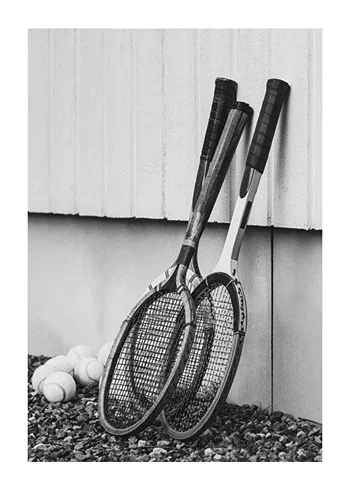Poster Old Tennis Rackets
