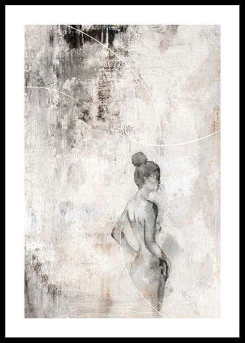 Poster Watercolor Lines No2