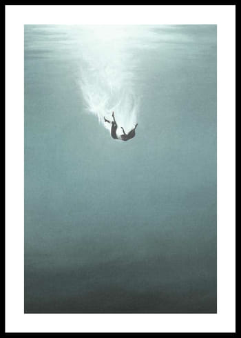 Plakat Falling Underwater