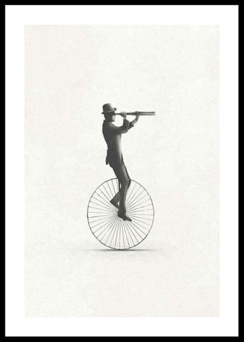 Affiche Retro Unicycle