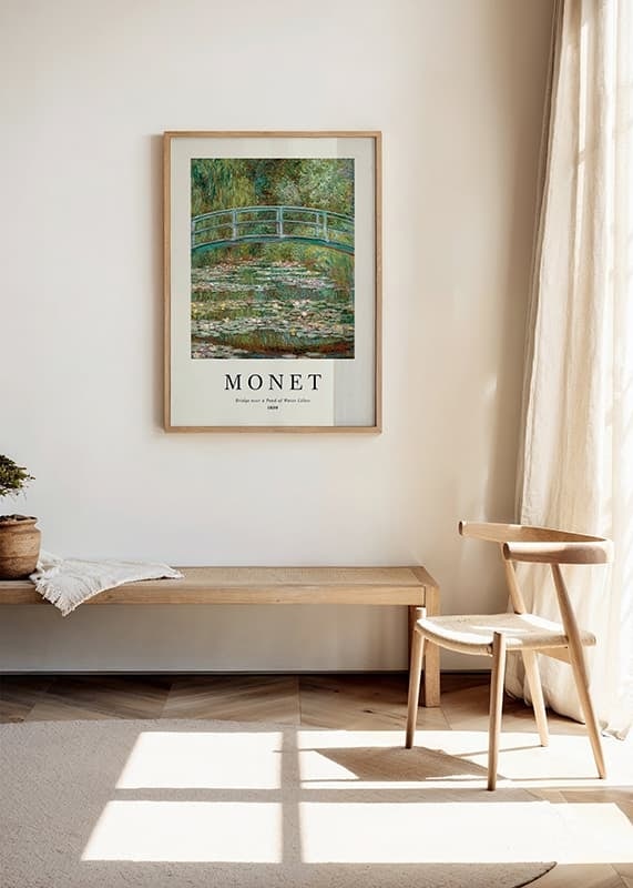 Póster Monet Water Lily Pond crossfade