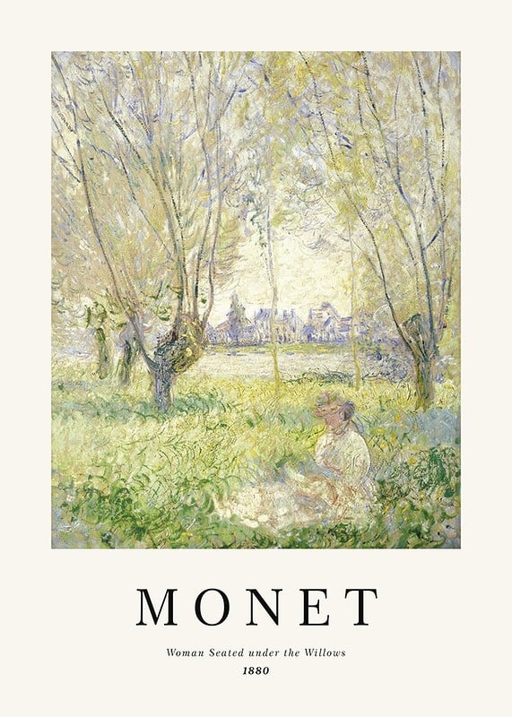 Póster Monet Williows