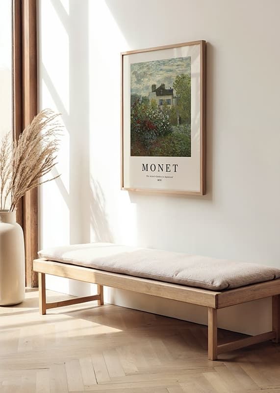 Poster Monet Garden In Argenteuil crossfade