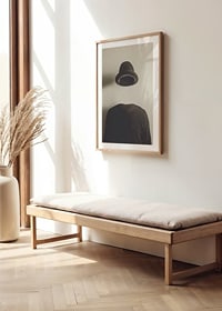 Surreal illustration of empty jacket and floating hat-8