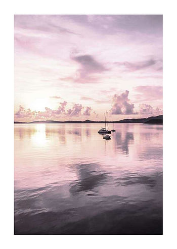 Poster Thailand at sunset