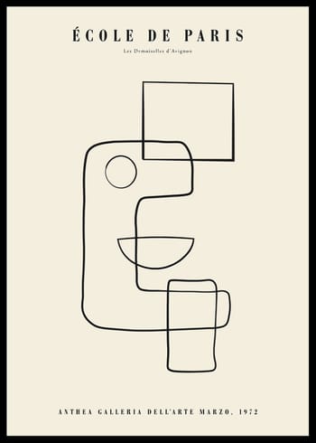 Plakat Cubisme Et Lignes