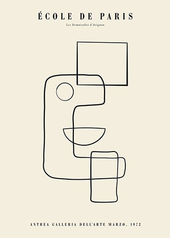 Plakat Cubisme Et Lignes