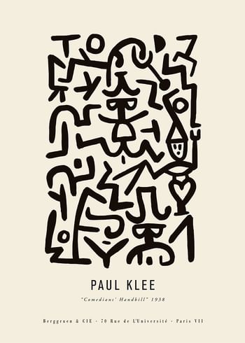 Plakat Paul Klee Comedians