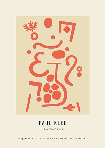 Poster Paul Klee The Vase