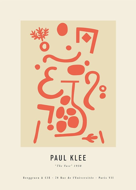 Poster Paul Klee The Vase