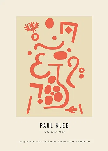 Poster Paul Klee The Vase