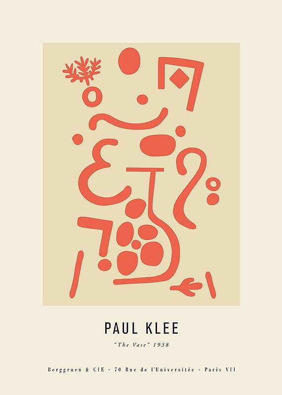 Plagát Paul Klee The Vase