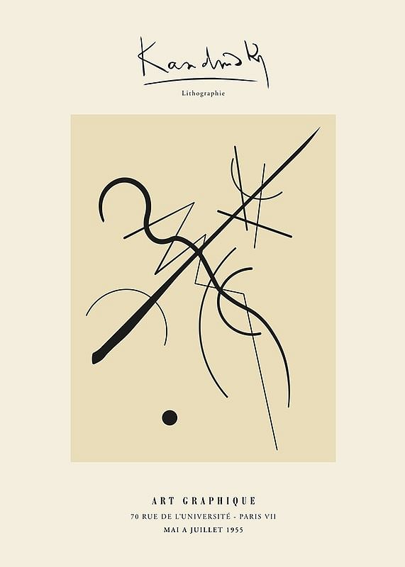 Plagát Kandinsky Lithographic