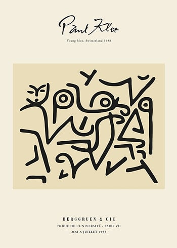 Poster Paul Klee Young Moe