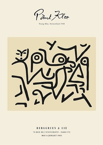 Plakat Paul Klee Young Moe