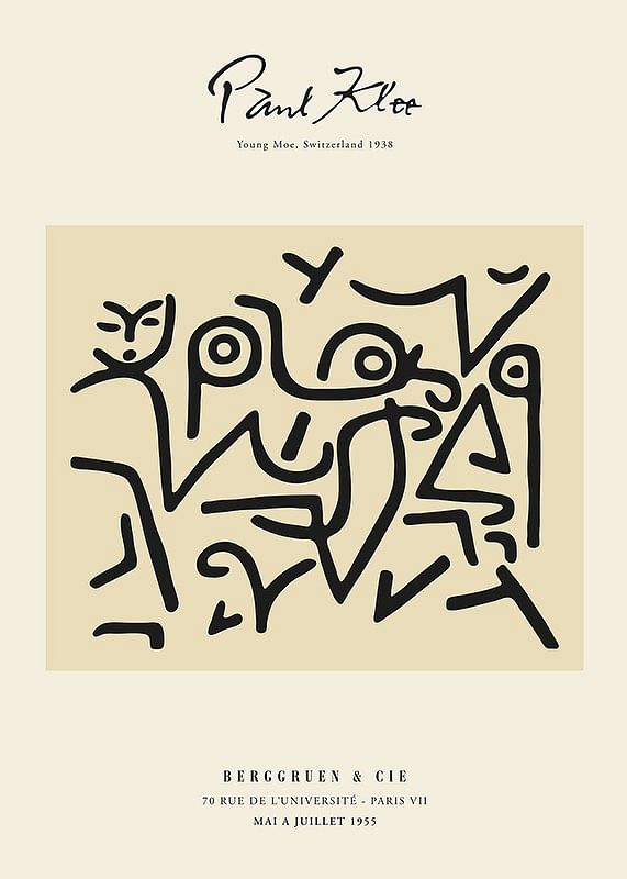 Plagát Paul Klee Young Moe