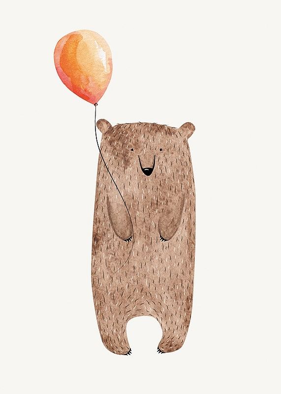 Bear With Balloon-12