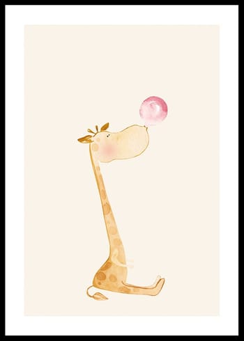 Poster Bubblegum Kids Giraffe