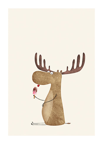 Poster Ice Cream Moose