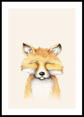 Juliste Peekaboo Fox