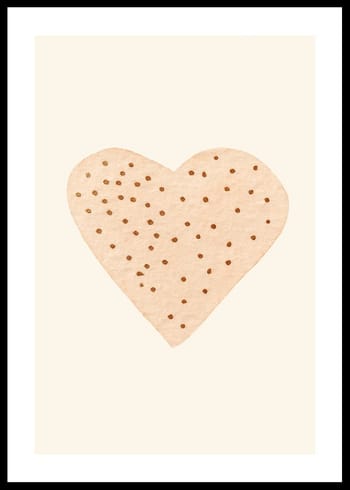 Plakat Dotted Heart