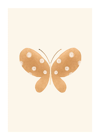 Poster Brown Butterfly