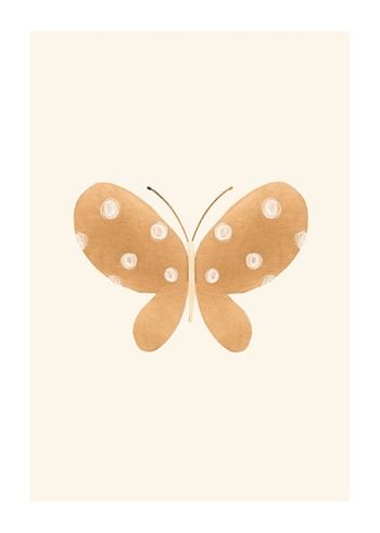Plagát Brown Butterfly