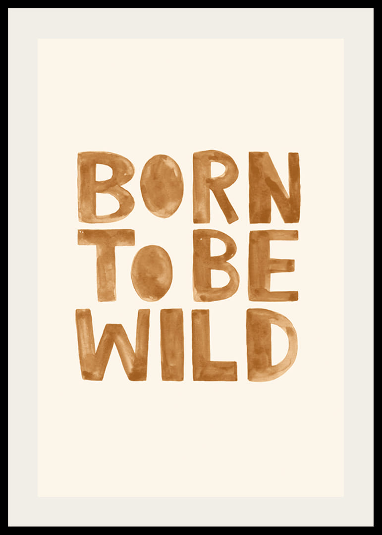 Hand-painted text in brown shades on a sand-colored background-12