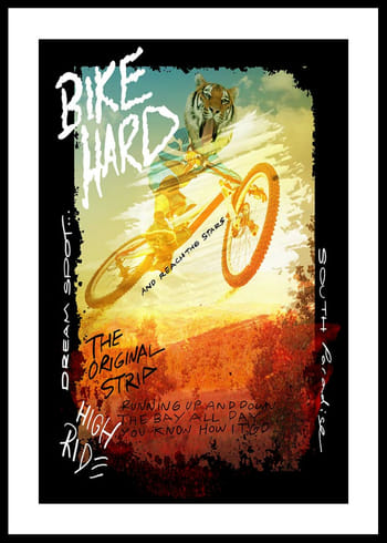 Poster Bike Hard