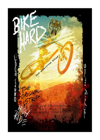 Affiche Bike Hard